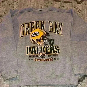 Vintage‎ Kids Galt Sand Green Bay Packers Crewneck size L 16/18